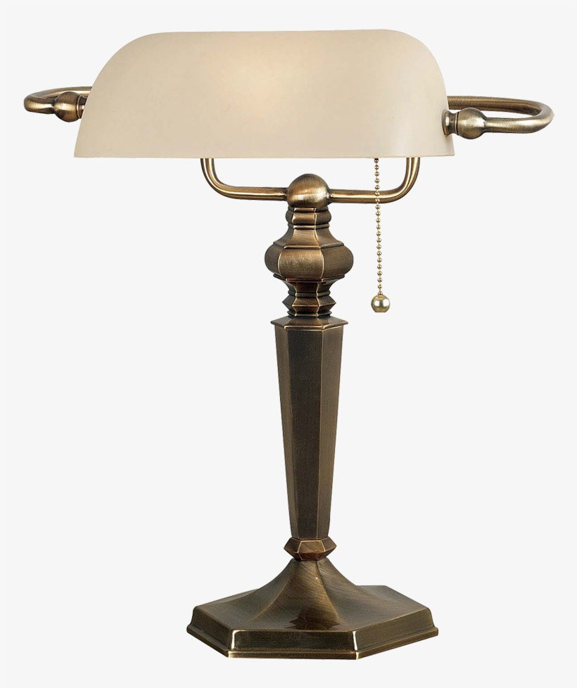Cream Bankers Lamp, transparent png download