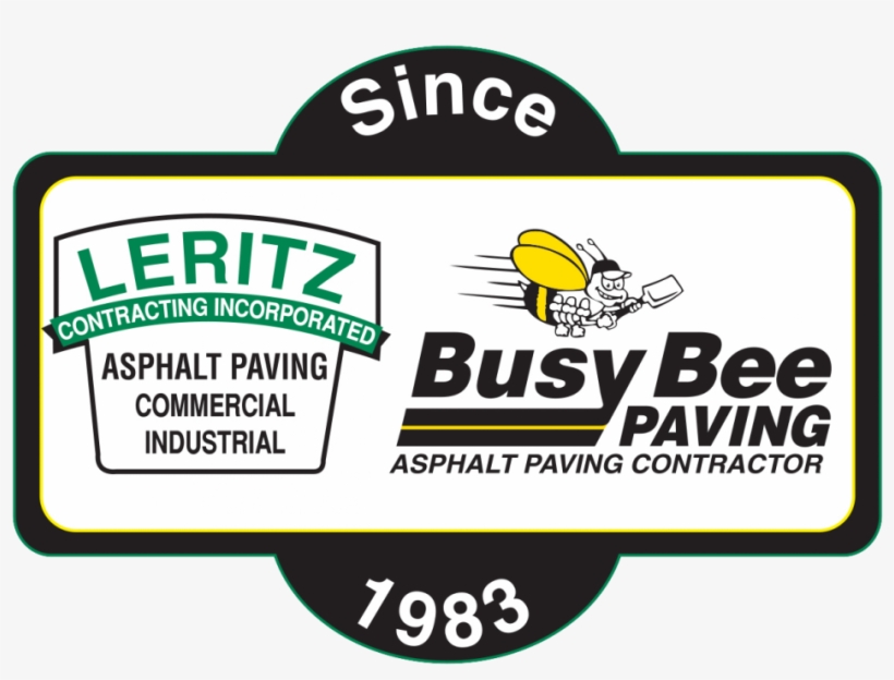Leritz Contracting And Busy Bee Paving - Label, transparent png download