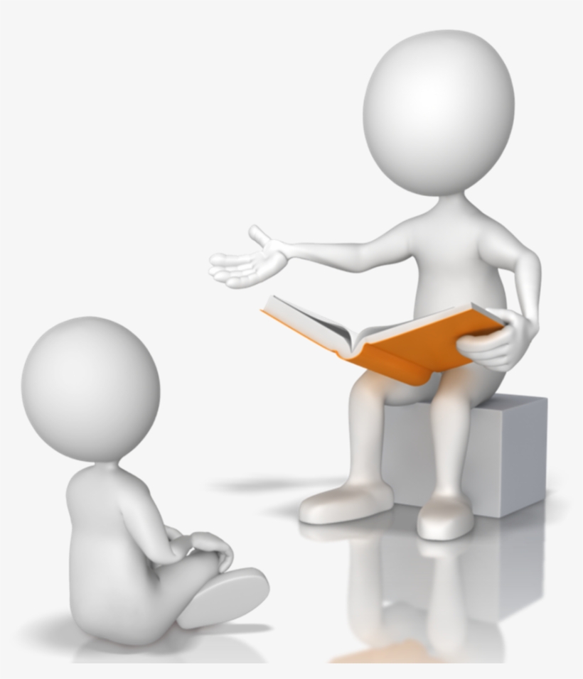 Manager Clipart 3d Small Person - Story Telling 3d Man, transparent png download