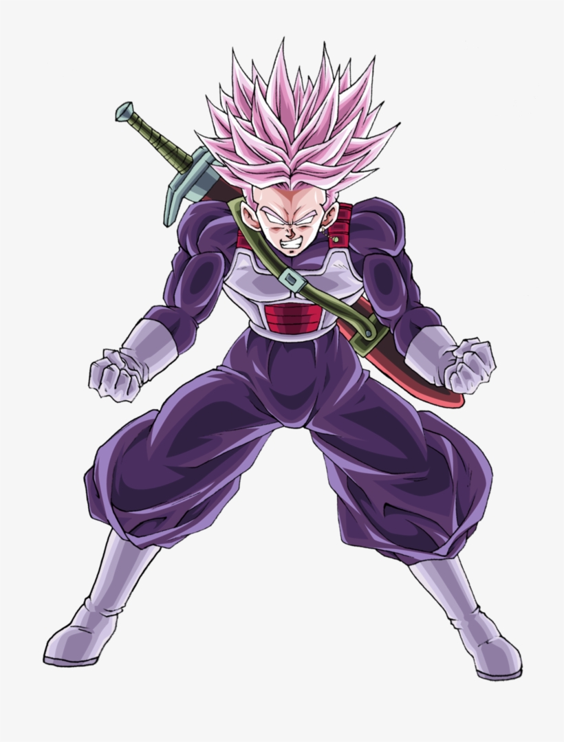 Trunks Black Super Saiyan Rose - Trunks Super Saiyan Rose, transparent png download