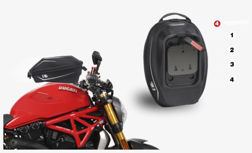To Adapt To The Motorcycle & Rider - Ducati Monster 1200 Saddlebags, transparent png download