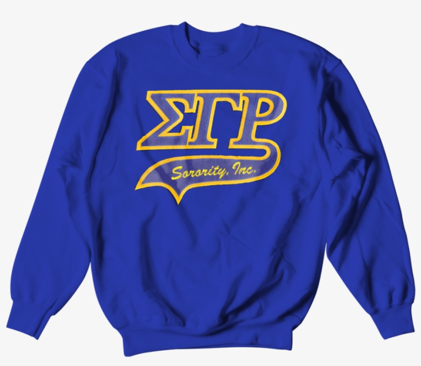 Sigma Gamma Rho Tackle Twill Sweatshirt - Sweatshirt, transparent png download