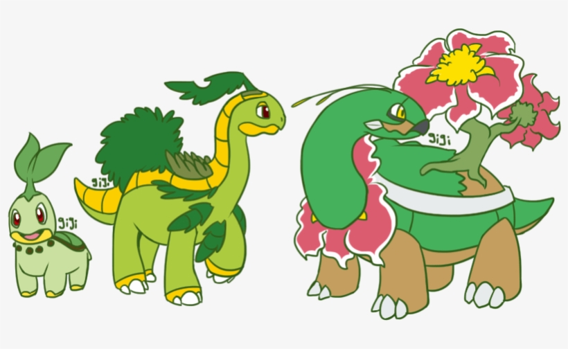 Turtwig - Cartoon, transparent png download