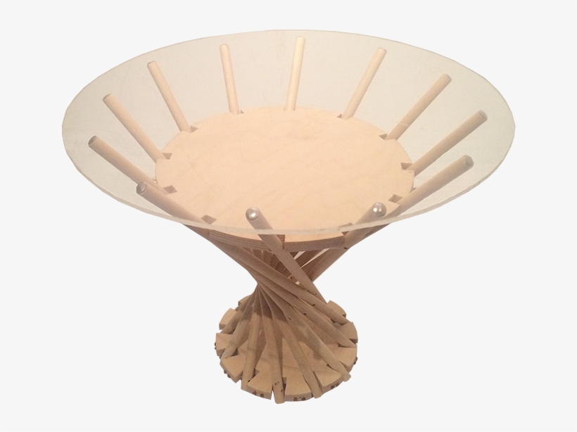I Constructed This Prototype With Plywood, Wooden Dowels, - Coffee Table, transparent png download