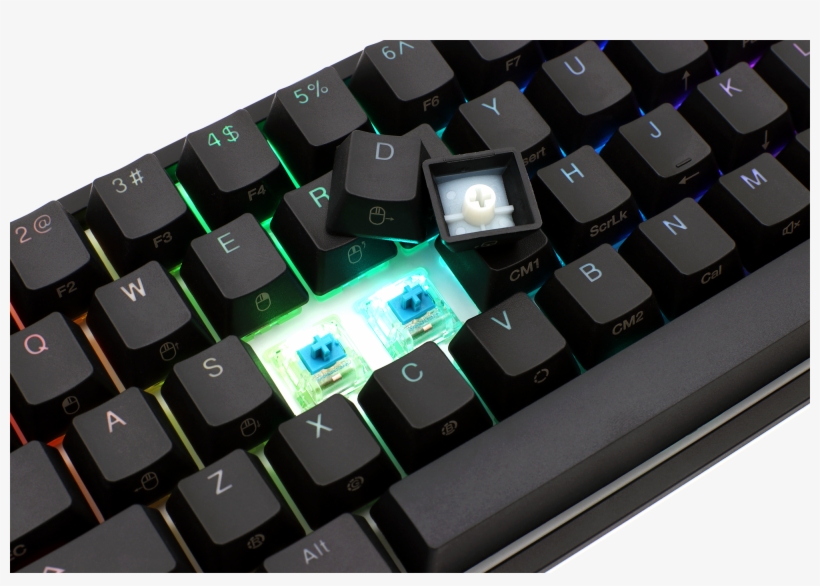 Ducky One 2 Mini Rgb Led 60% Double Shot Pbt Mechanical - Ducky One 2 Mini, transparent png download