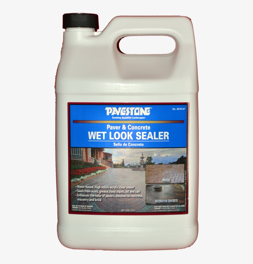 Wet Look Paver And Concrete Sealer - Bottle, transparent png download