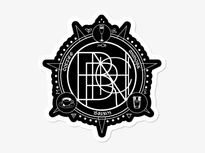Brunch Summoning Sigil Sticker - Wall Clocks, transparent png download