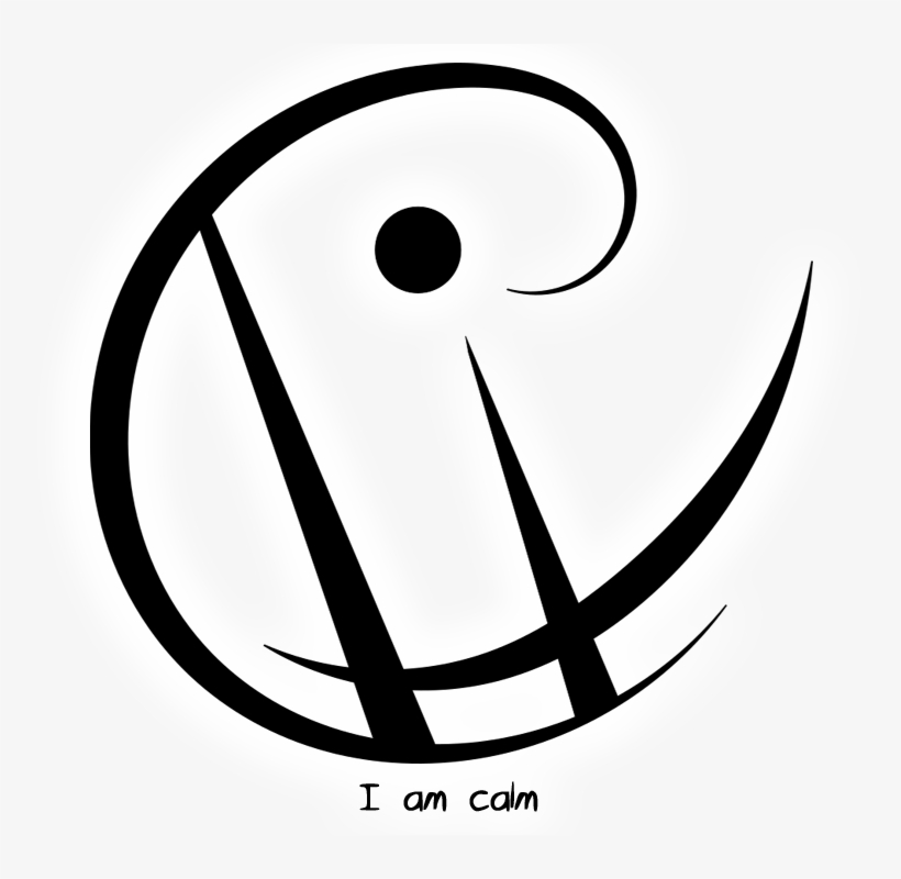 “i Am Calm” Sigil @slverbird Sigil Requests Are Closed - Am Calm Sigil, transparent png download
