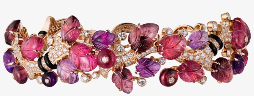 Bracelet With Engraved Stones - Pink Brooch Transparent, transparent png download