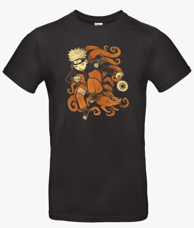 Louis Roskosch Nine Tails T-shirt B&c Exact - Vinyl T Shirt Printing, transparent png download