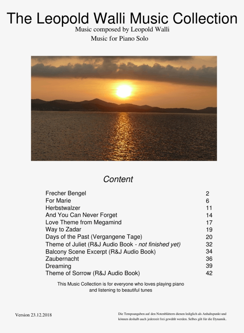 The Leopold Walli Music Collection Sheet Music For Sunset Png Image Transparent Png Free Download On Seekpng The Leopold Walli Music Collection Sheet Music For Sunset Png Image Transparent Png Free Download On Seekpng
