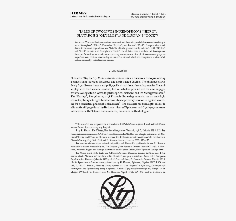 Pdf - Franz Steiner Verlag, transparent png download