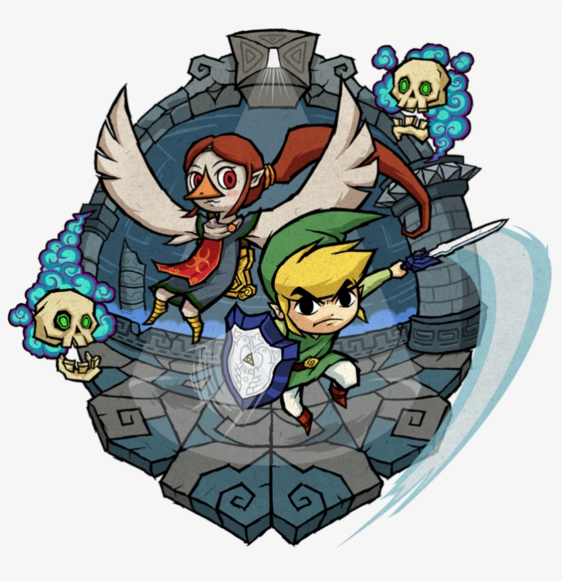 Zelda Wind Waker Wiiu Earth Temple - Wind Waker Art Work, transparent png download