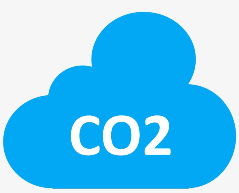 Reduce Your Co2 Impact - Co2 Blue, transparent png download