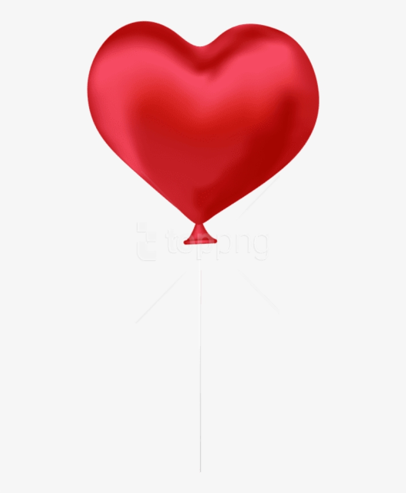 Free Png Download Red Heart Balloon Png Images Background - Red Heart Balloon Png, transparent png download