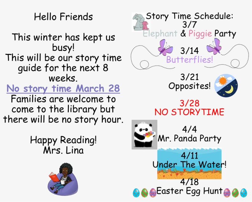 Come To Enjoy Stories, Crafts, Songs, And A Snack - Happy Home, transparent png download