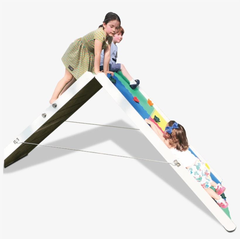 Indoor And Outdoor Kids Climbing Wall - Wood, transparent png download