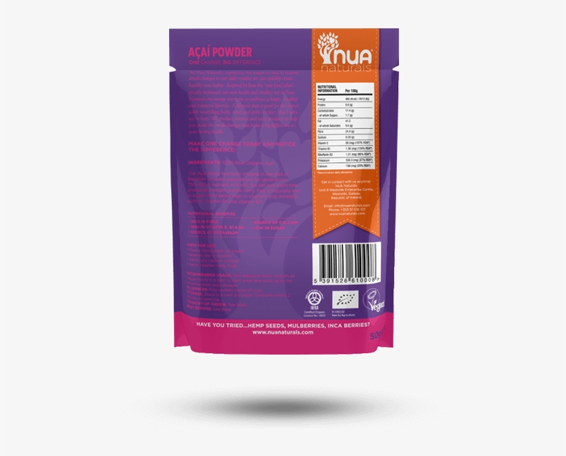 Acai Powder - Label, transparent png download
