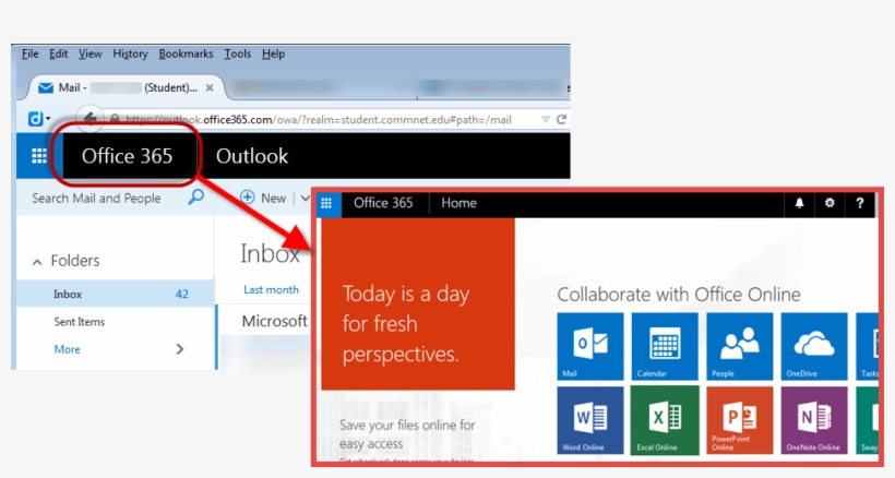 After You Have Lo Gged In, Just Click The Office 365 - Sharepoint Api Office 365, transparent png download