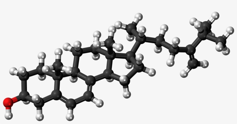 5-dehydroepisterol Molecule Ball - Progesterone Structure, transparent png download