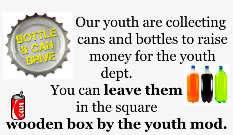 Can Bottle Drive - Calvary Women's Services, transparent png download