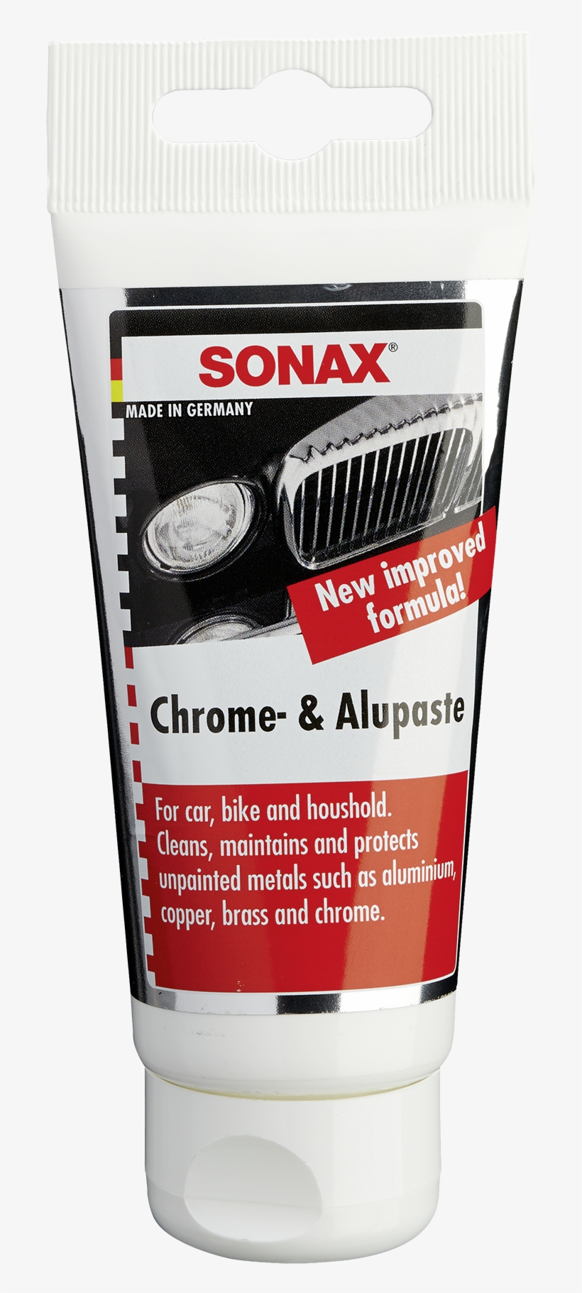 Sonax Chrome & Alupaste - Sonax Chrome Alupaste 75ml, transparent png download