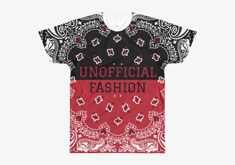 Bandana Pattern Tee - Number, transparent png download