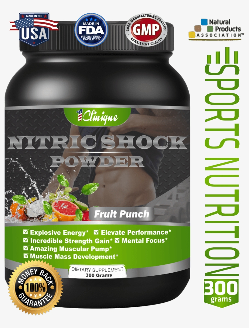 Nitric Shock Power Fruit Punch - Superfood, transparent png download