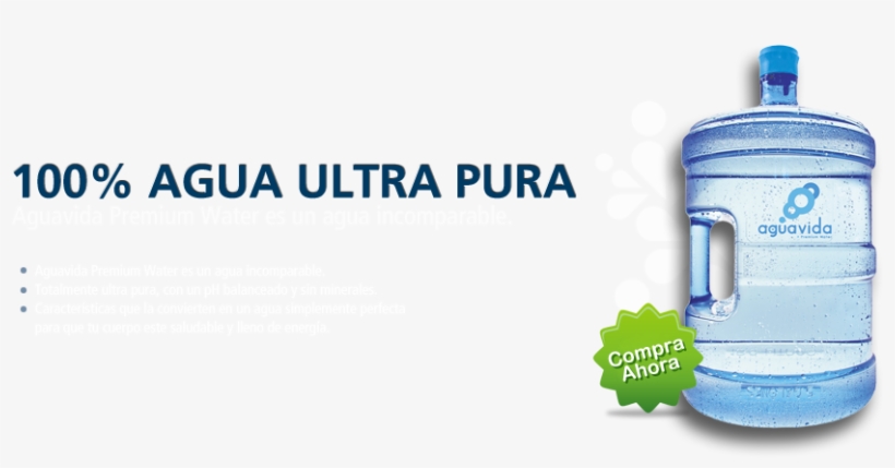 - - - Aguavida Premium - - - - Plastic Bottle, transparent png download