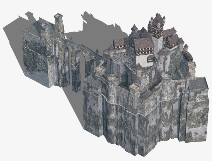 Large Castle 2 Blu - Castle, transparent png download