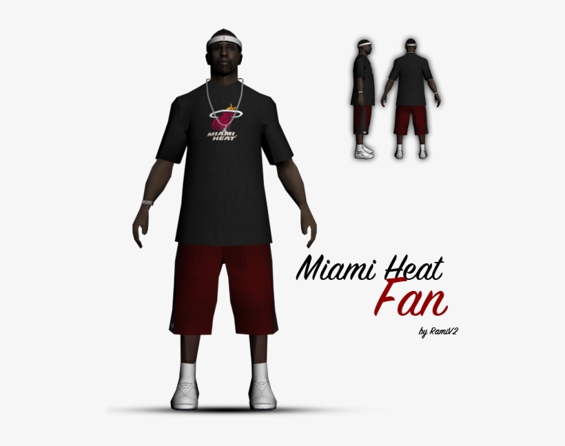 [rel] Miami Heat Fan - Gta Sa Bmycr Mod, transparent png download