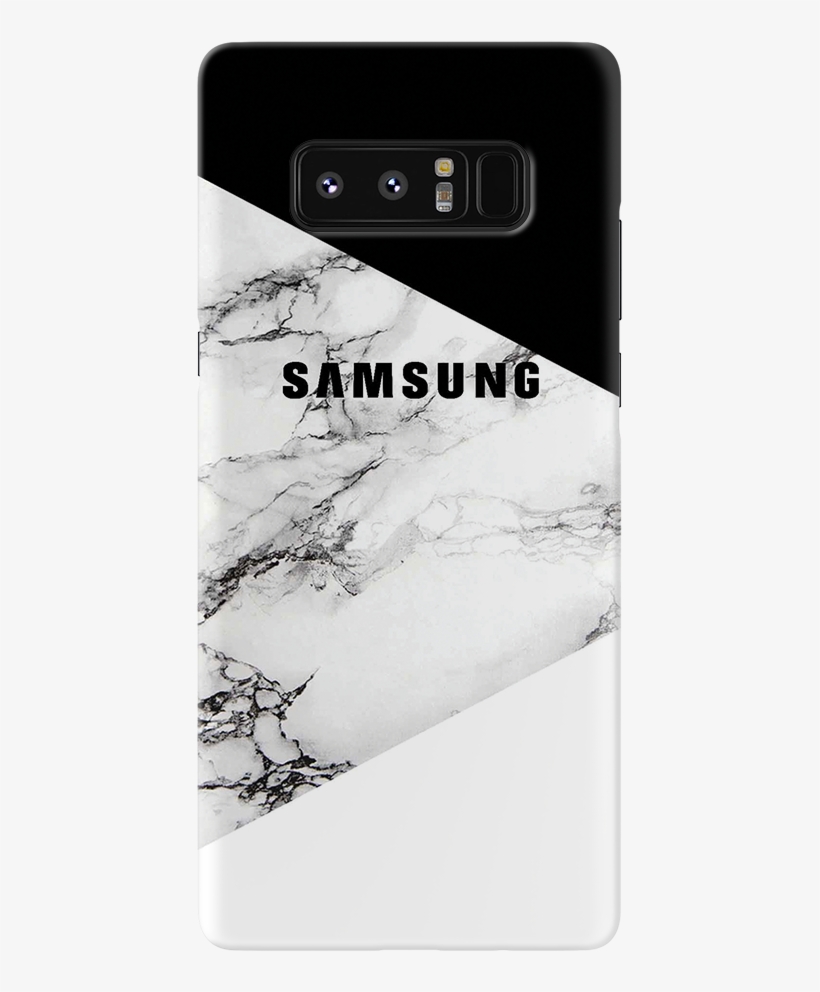 Geometric White Marble Textured Cover Case For Samsung - Samsung Galaxy Note 8, transparent png download