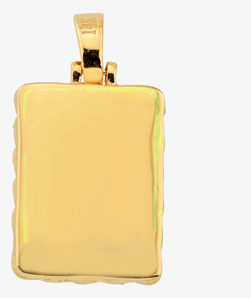 3d Pillow Pendant Cuban Link Style - Locket, transparent png download