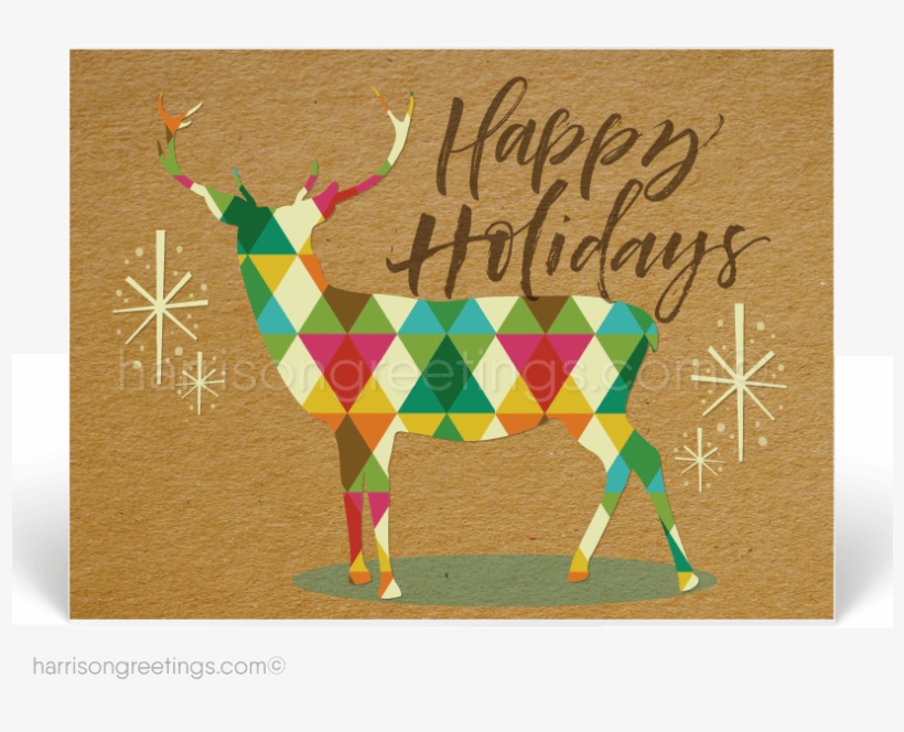 Hipster Christmas Cards - Christmas Card Image Business, transparent png download