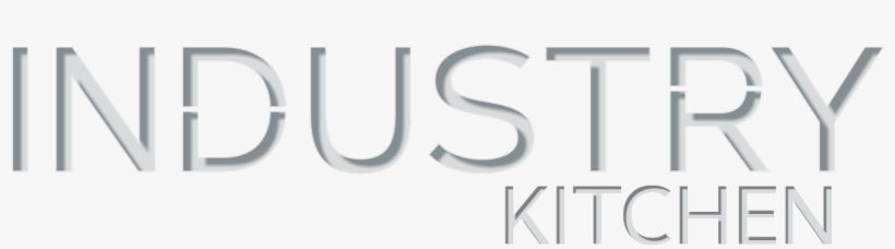 Industry Kitchen Logo 1200x300px Shadow White - Industrial Kitchen, transparent png download