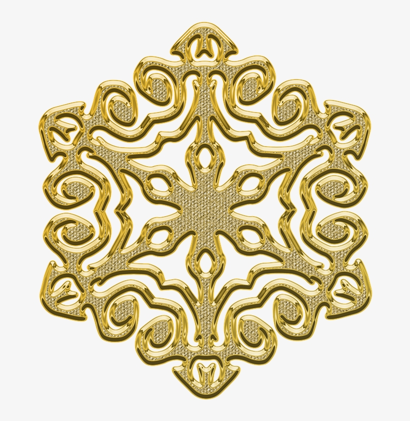 Орнамент Золотой Png, transparent png download