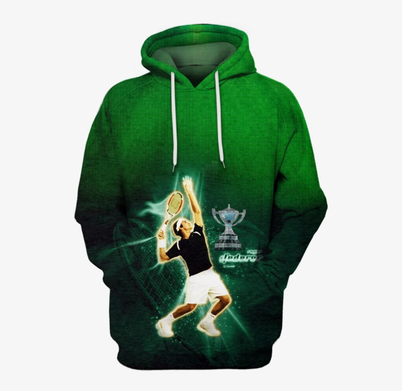 Federer Tennis Hoodie 3d - Death Note Hoodie, transparent png download