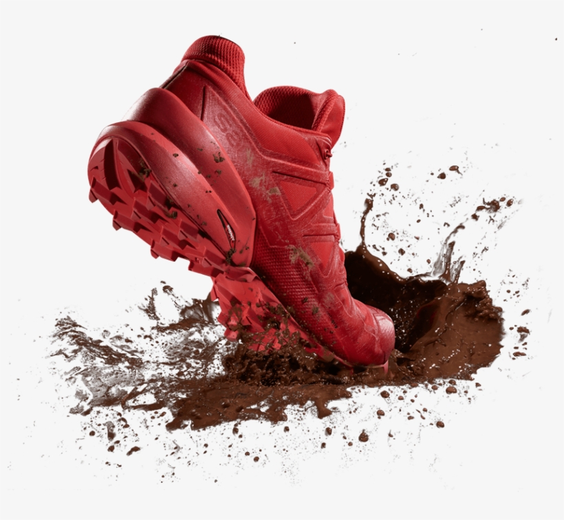 Shop Now > Muddy Shoe - Salomon Men's Speedcross 5 Shoe, transparent png download