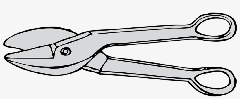 Scissors Tools Metal Free Vector Graphic On - Metal Shear Clipart, transparent png download