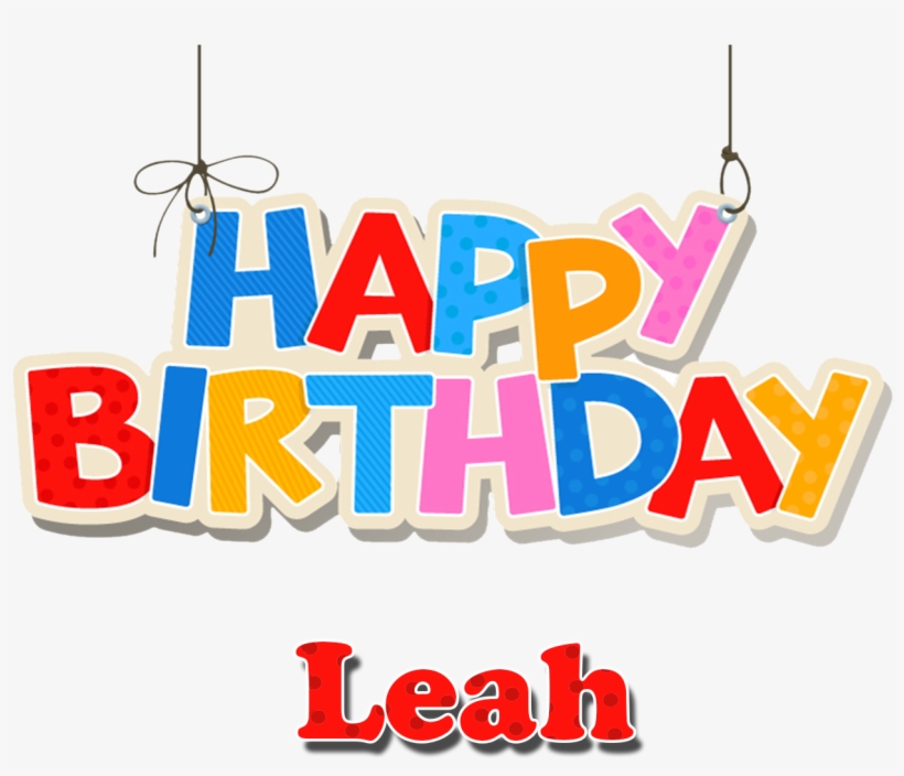 Leah Happy Birthday Balloons Name Png - Happy Birthday Aryan Png, transparent png download