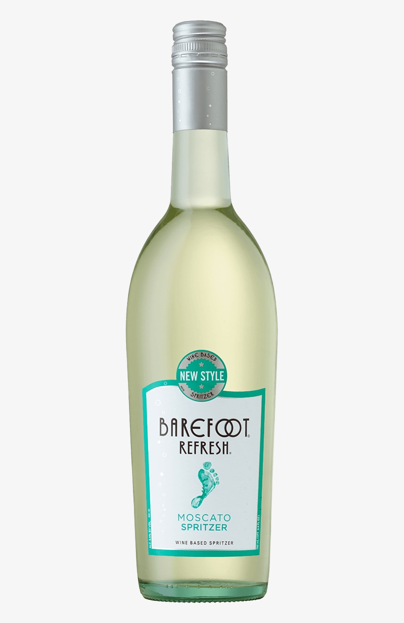 Every Bottle Of Barefoot Moscato Spritzer Wine Is Infused - Barefoot Refresh Moscato Spritzer, transparent png download