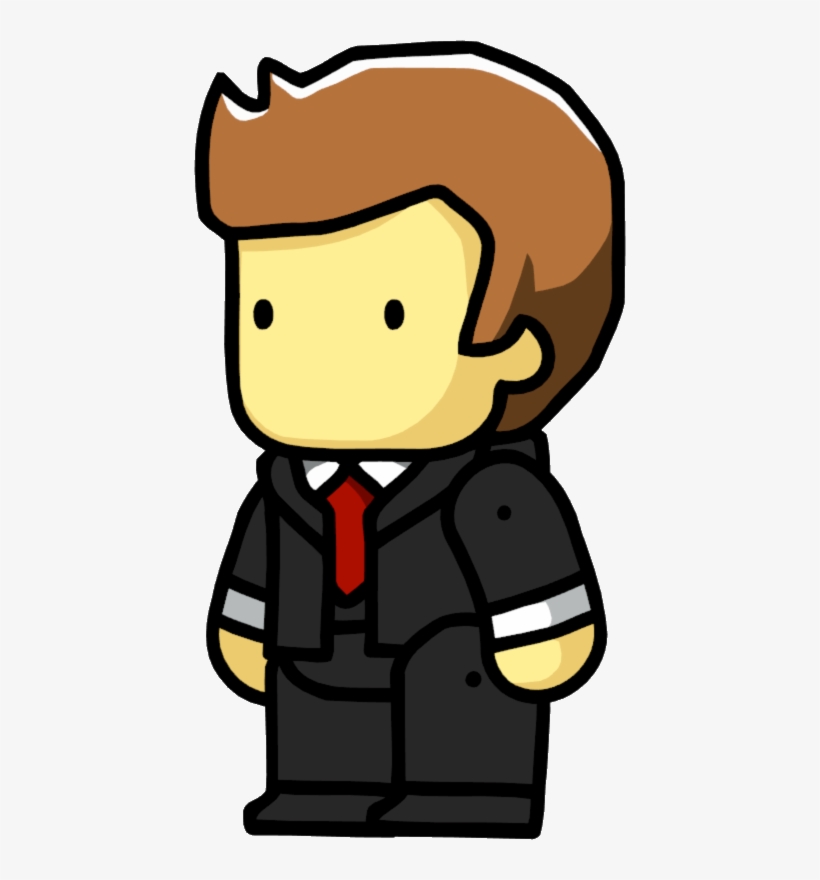 Businessman Male - Scribblenauts Man In Suit, transparent png download