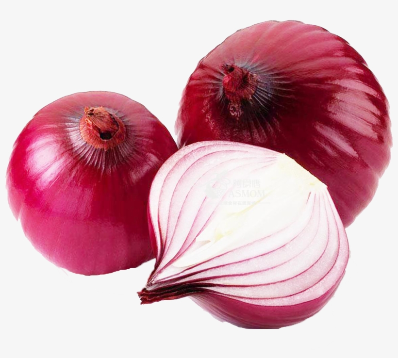 Red Onion Peeled, transparent png download