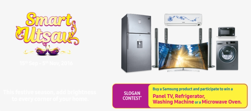 Samsung Diwali Slogan Contest - Refrigerator, transparent png download
