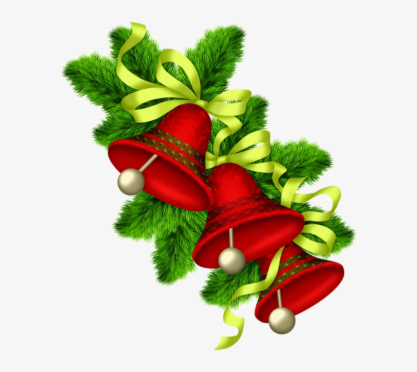 Discover Ideas About Christmas Bells - Clip Art, transparent png download