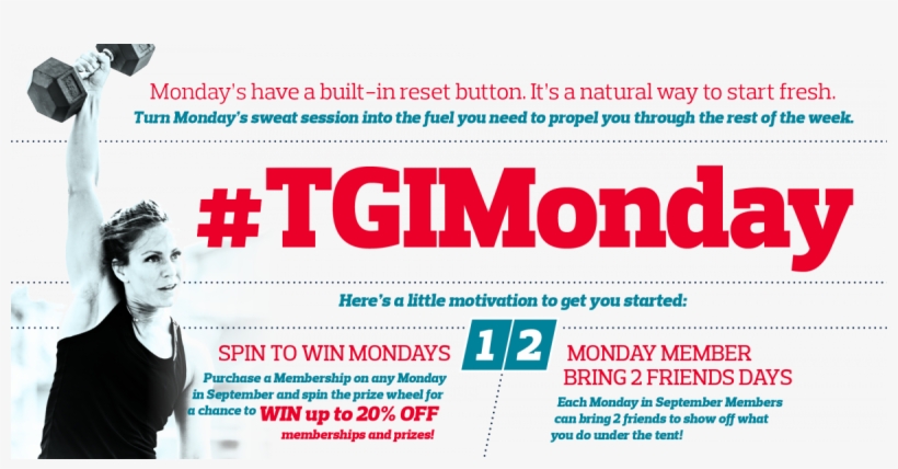 Monday's Have A Built-in Reset Button - Graphic Design, transparent png download