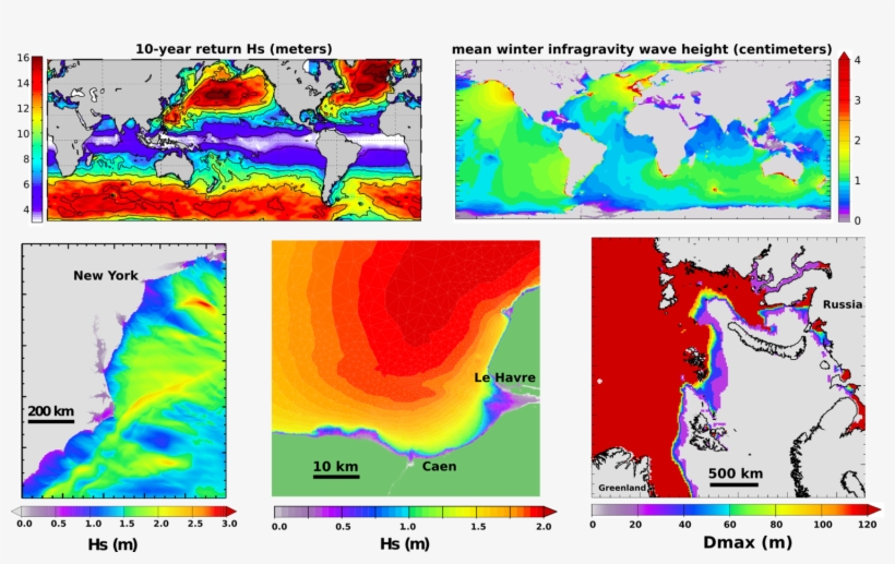 From Global Scales To Very Small Coastal Scales, From - Map, transparent png download