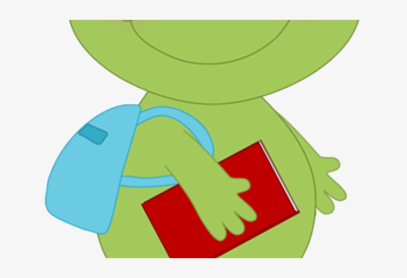 Welcome Clipart Frog - School Frog Clip Art, transparent png download