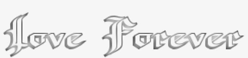 Love Forever Blur Text Tatto - Calligraphy, transparent png download