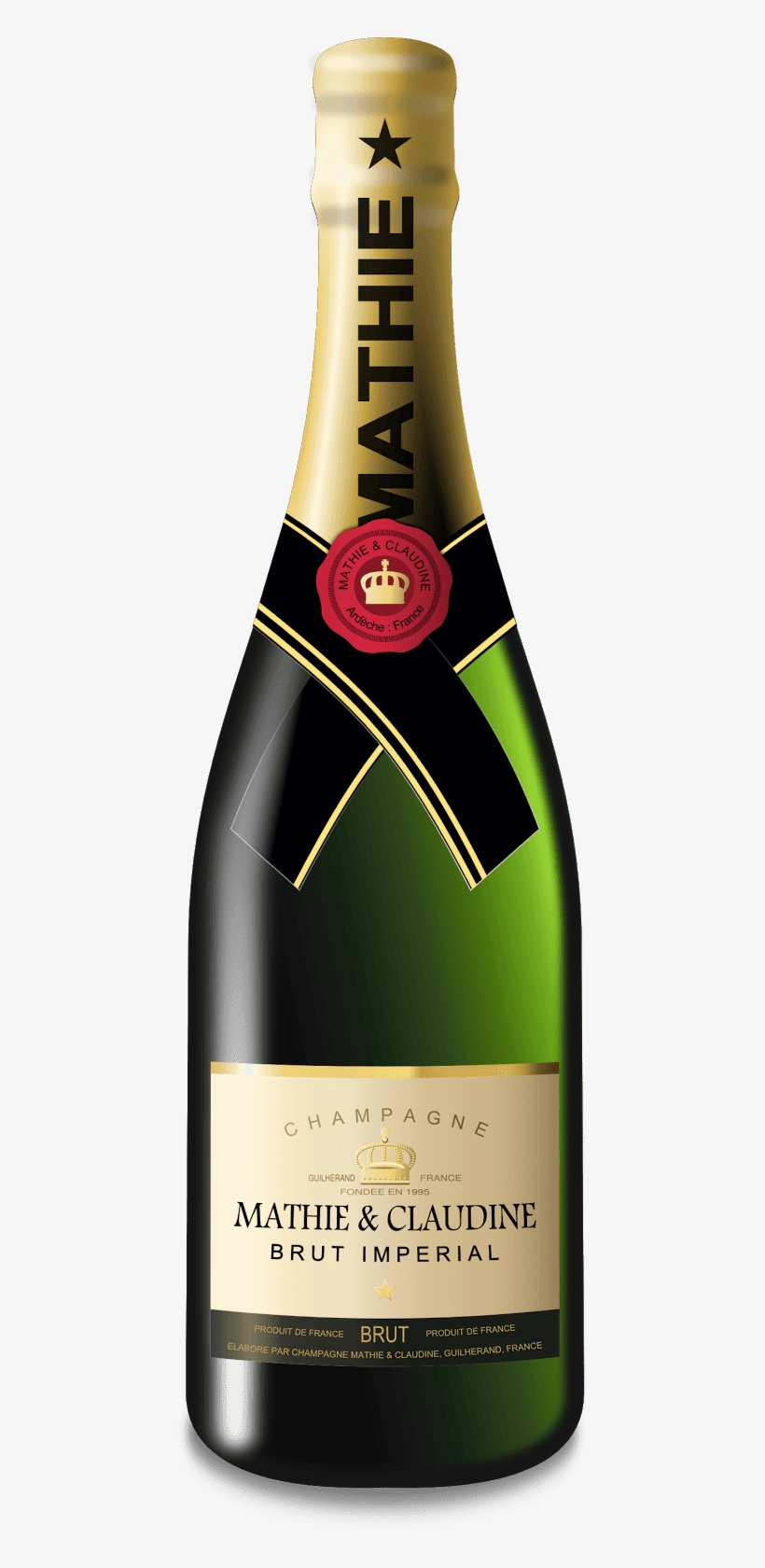New Happy Year Picsart Editing - Bottle Of Champagne Png, transparent png download
